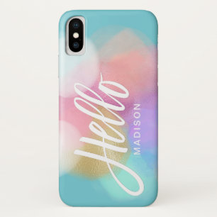 Capa Para iPhone Da Case-Mate Quadros Personalizados de Pintura de Pastel Olá