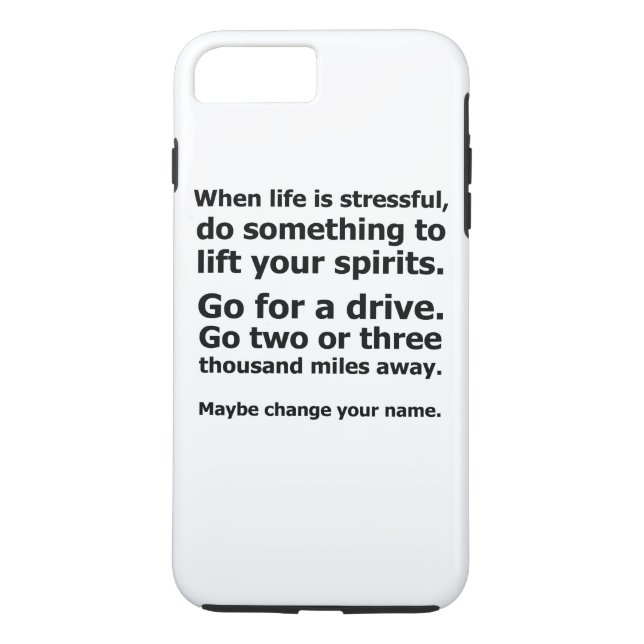 Capa Para iPhone, Case-Mate Quando a Vida é Estressante (Verso)