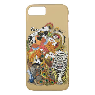 Capa iPhone 8/ 7 quatro animais celestes