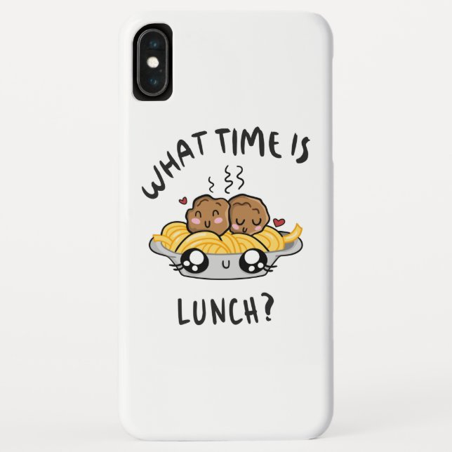 Capa Para iPhone, Case-Mate Que Hora É O Almoço (Verso)
