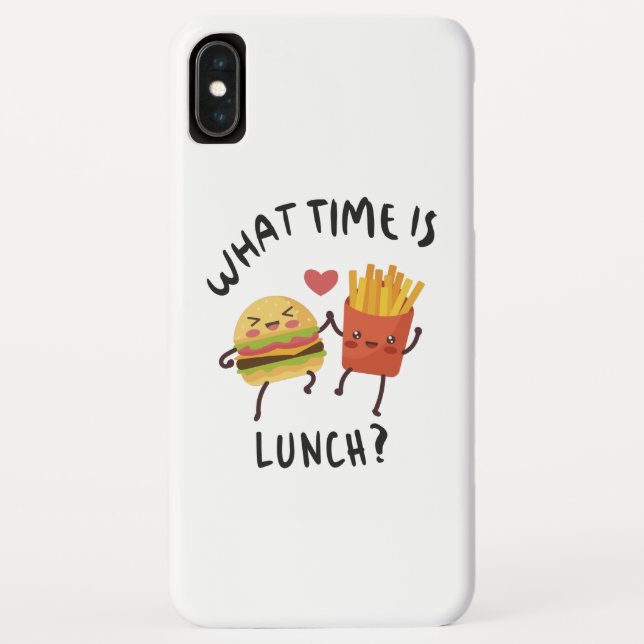 Capa Para iPhone, Case-Mate Que horas é o almoço (Verso)