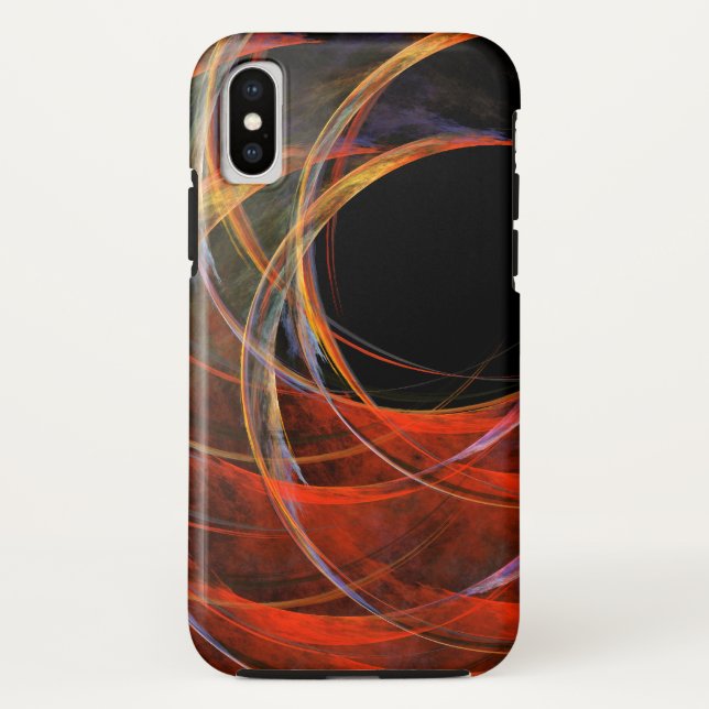 Capa Para iPhone, Case-Mate Quebrando a Abstrato de Círculo (Verso)