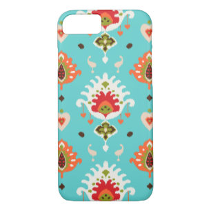 Capa Para iPhone Da Case-Mate Queijo tribal de turquesa vibrante
