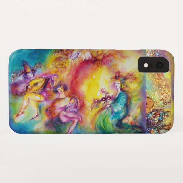 Capa Para iPhone, Case-Mate QUEIMANDO A Dança Mascarada DE CARNIVAL/Veneza (Verso (Horizontal))