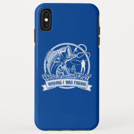 Capa Para iPhone Da Case-Mate Queria Que Eu Estivesse Pescando