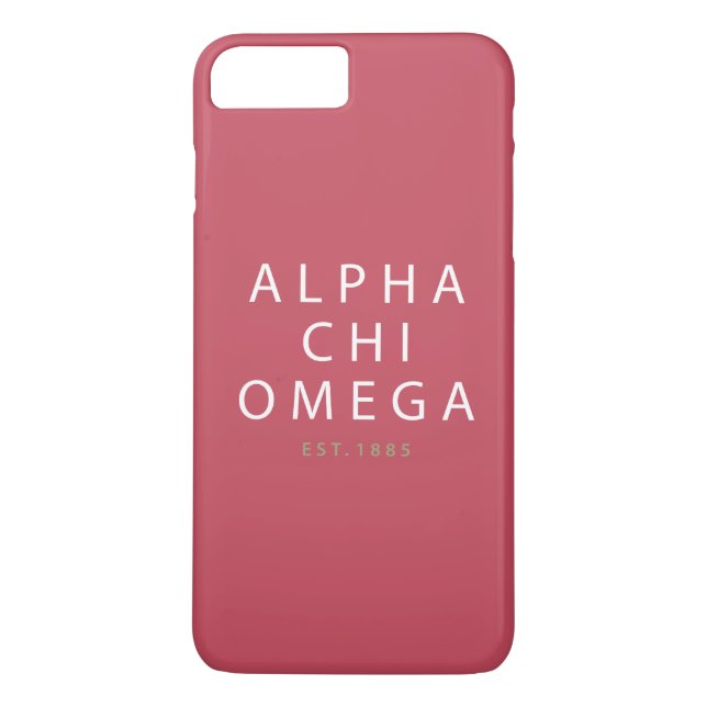 Capa Para iPhone, Case-Mate Qui alfa Omega | Est. 1885 (Verso)