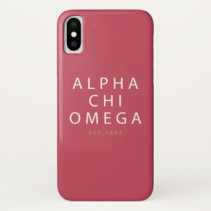 Capa Para iPhone Da Case-Mate Qui alfa Omega Est. 1885