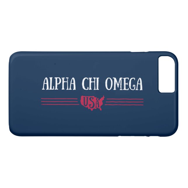 Capa Para iPhone, Case-Mate Qui alfa Omega - EUA (Verso (Horizontal))