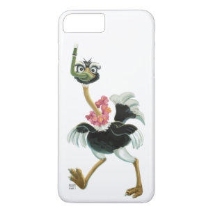 Capa iPhone 8 Plus/7 Plus Raça de avestruz no pântano