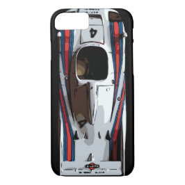 Capa iPhone 8/ 7 RACE CAR - vermelho, branco, azul