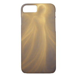 Capa iPhone 8/ 7 Radiant Presence Angel of Golden Light Abstract