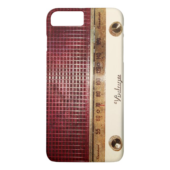 Capa Para iPhone, Case-Mate Rádio retro (Verso)