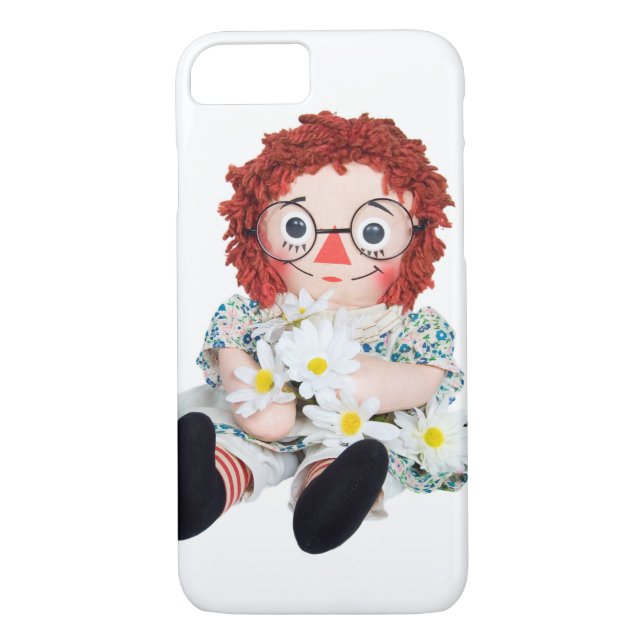 Capa Para iPhone, Case-Mate Rag Doll com buquê margarida (Verso)