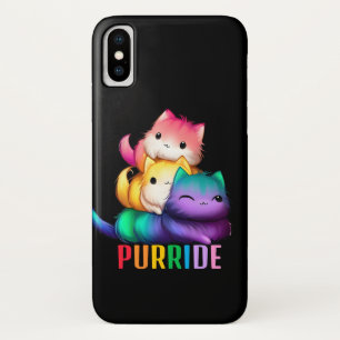 Capa Para iPhone Da Case-Mate Rainbow Cats Purride Black