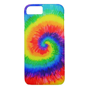 Capa iPhone 8/ 7 Rainbow Tie-Dye Swirl