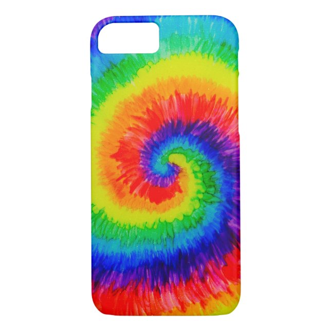 Capa Para iPhone, Case-Mate Rainbow Tie-Dye Swirl (Verso)