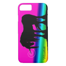 Capa iPhone 8/ 7 Rainbow Unicorn