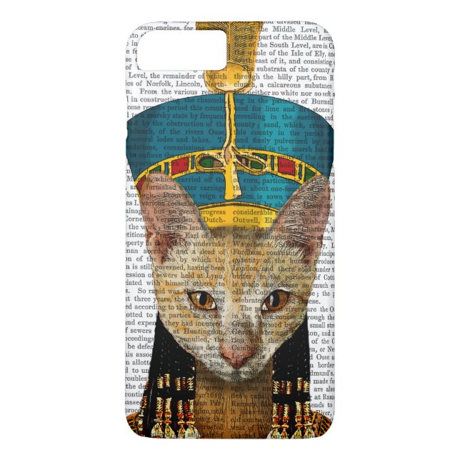 Capa Para iPhone, Case-Mate Rainha Gato Egípcia (Verso)