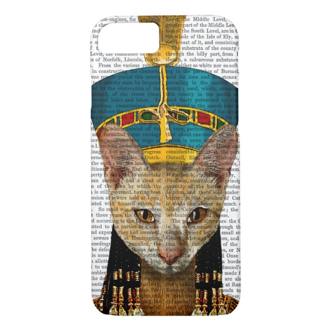 Capa Para iPhone, Case-Mate Rainha Gato Egípcia (Verso)