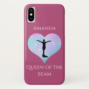 Capa Para iPhone Da Case-Mate Rainha Rosa Da Ginástica Do Feixe Personalizada