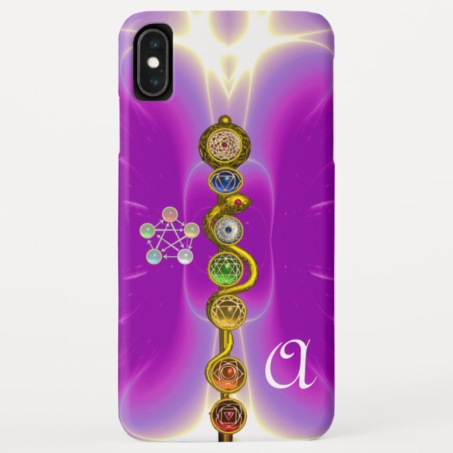 CAPA PARA iPhone, Case-Mate  RAIO DE ASCLEPIUS 7 CHAKRAS,YOGA, ENERGIA ESPIRITU (Verso)