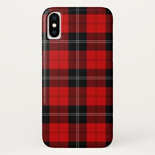 Capa Para iPhone, Case-Mate Ramsay tartan red xadrez (Verso)