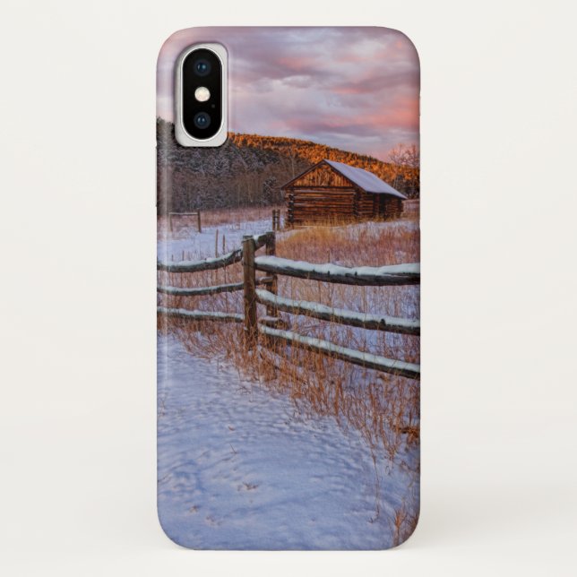 Capa Para iPhone, Case-Mate Rancho da neve (Verso)