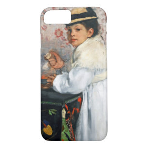 Capa iPhone 8/ 7 Rapariga com chapéu, Edgar Degas