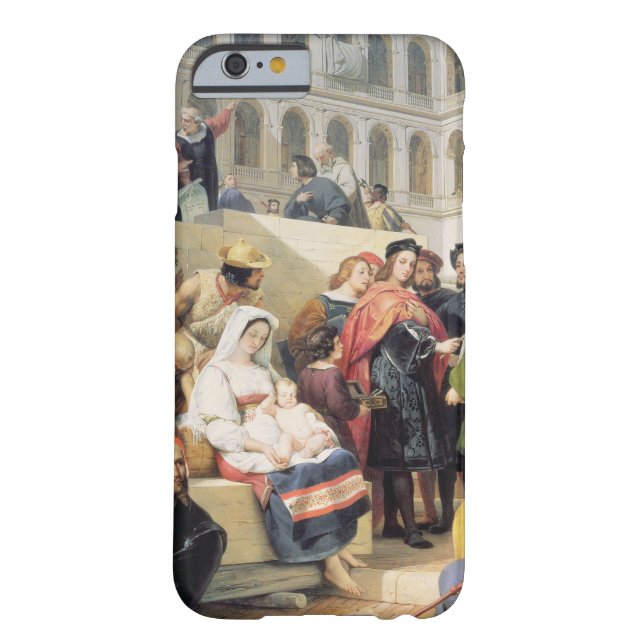 Capa Para iPhone, Case-Mate Raphael no vaticano, 1832 (óleo em canvas) (Verso)