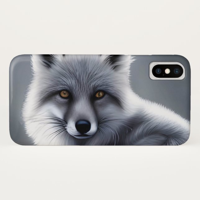 Capa Para iPhone, Case-Mate Raposa Ártica Gorda (Verso (Horizontal))