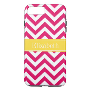 Capa Para iPhone Da Case-Mate Raspberry Lg Chevron Pineapple Name Monograma