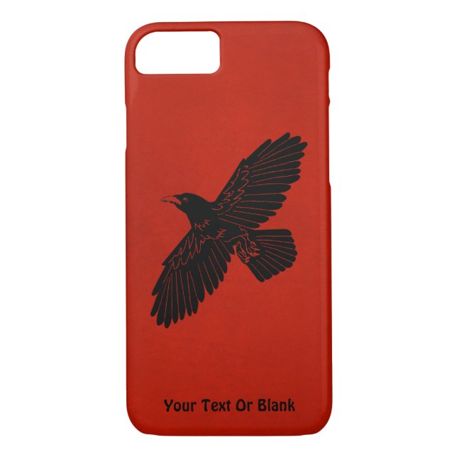Capa Para iPhone, Case-Mate Raven Em Vermelho (Verso)