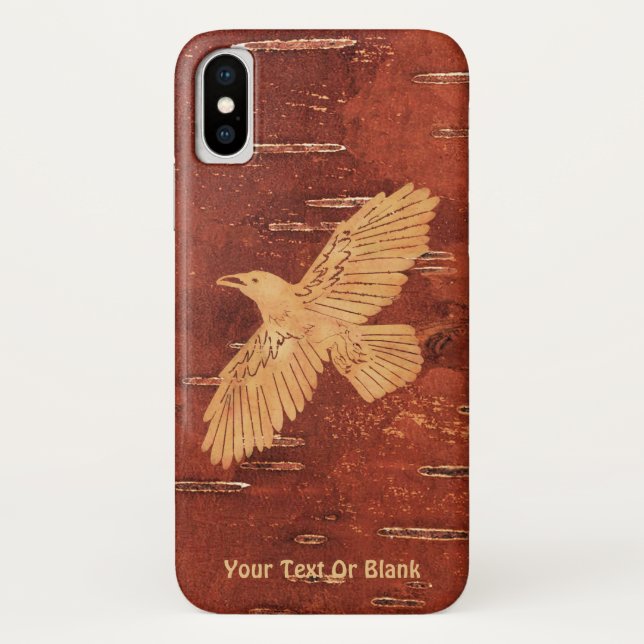 Capa Para iPhone, Case-Mate Raven Rustic No Latido De Nascimento Interior (Verso)