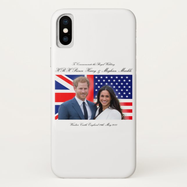 Capa Para iPhone, Case-Mate Real Casamento Príncipe Harry e Meghan Markle (Verso)