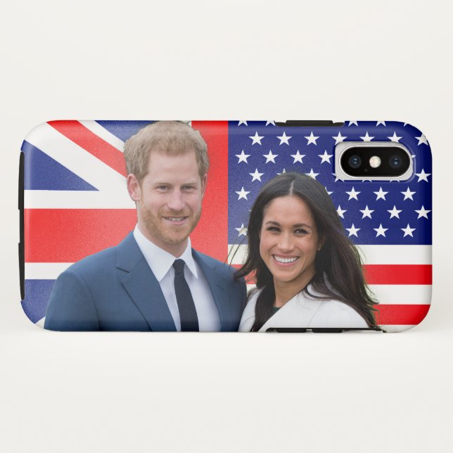Capa Para iPhone, Case-Mate Real Casamento Príncipe Harry e Meghan Markle (Verso (Horizontal))