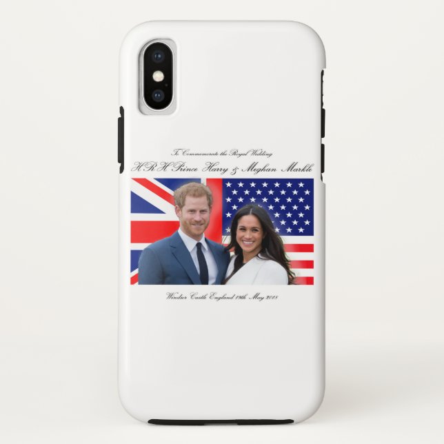 Capa Para iPhone, Case-Mate Real Casamento Príncipe Harry e Meghan Markle (Verso)
