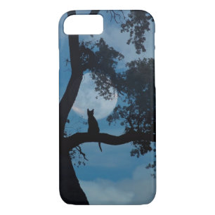 Capa iPhone 8/ 7 Recortar Gato e Lua