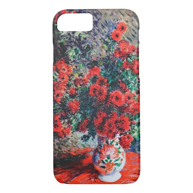 Capa Para iPhone, Case-Mate Red Chrysanthemum, Monet (Verso)