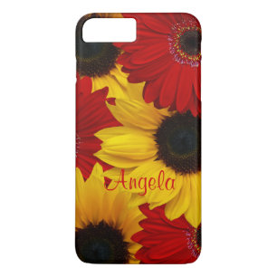 Capa Para iPhone Da Case-Mate Red Gerbera Daisy Yellow Sunflower iPhone 6 case
