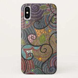 Capa Para iPhone Da Case-Mate Redemoinhos e pontos do Fling de Boho