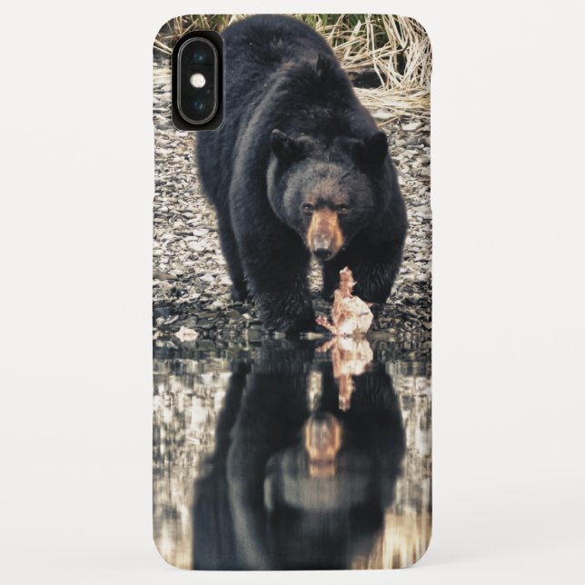 Capa Para iPhone, Case-Mate Reflexões do Urso Negro (Verso)
