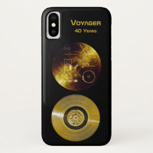 Capa Para iPhone X Registro de Ouro e Cobrir da Voyager