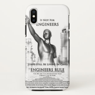 Capa Para iPhone X Regra de engenheiros