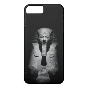 Capa iPhone 8 Plus/7 Plus Rei faraó preto e branco