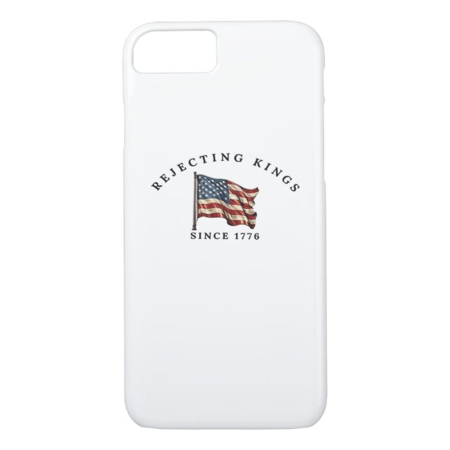 Capa Para iPhone, Case-Mate Rejecting Kings Since 1776 America (Verso)
