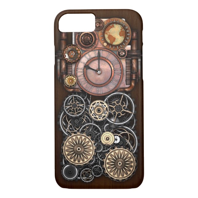 Capa Para iPhone, Case-Mate Relógio de Steampunk Redux (Verso)