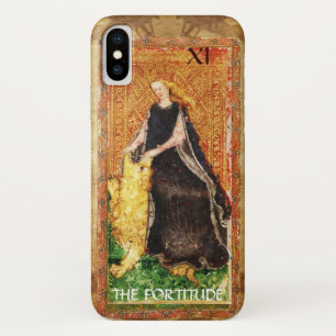 CAPA PARA iPhone X  RENASCIMENTO ANTIGO TAROTS A FORÇA DA FORTALEZA