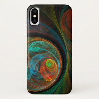 Capa Para iPhone Da Case-Mate Renascimento de Abstrato de Arte Azul