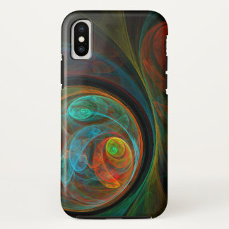 Capa Para iPhone Da Case-Mate Renascimento de Abstrato de Arte Azul