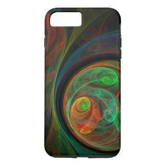 Capa iPhone 8 Plus/7 Plus Renascimento de Abstrato de Arte Verde